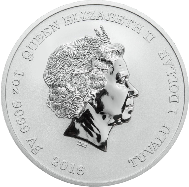 (2016) Монета Тувалу 2016 год 1 доллар &quot;Пёрл-Харбор&quot;  Серебро Ag 999  PROOF